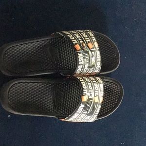 Just do it , Nike Slides.